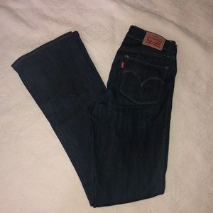 Levi 715 Boot cut jeans
